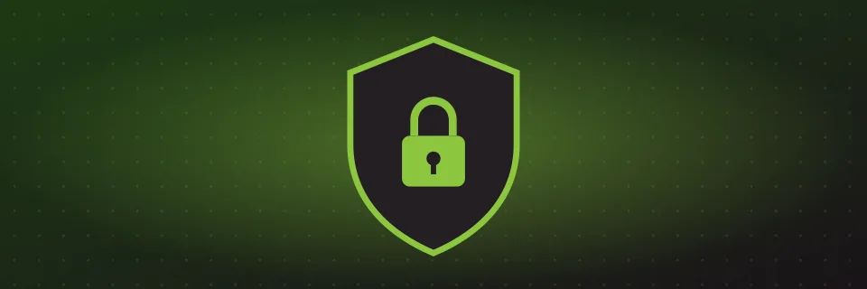 Green shield with a padlock for two-factor login at Asino Casino Australia